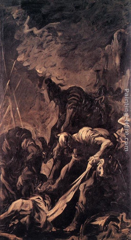 Alessandro Magnasco Entombment of a Soldier